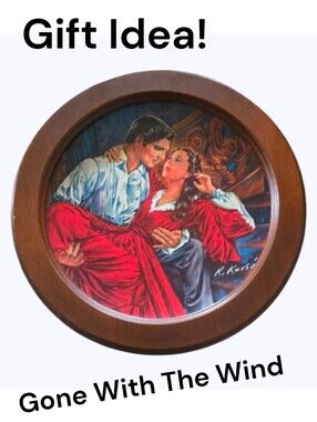 Knowles Decorative Collector Plate Scatlett And Rhett GWW Gone With The Wind